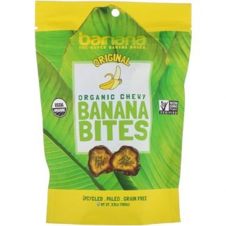 Barnana, Organic Chewy Banana Bites, Original, 3.5 oz (100 g)