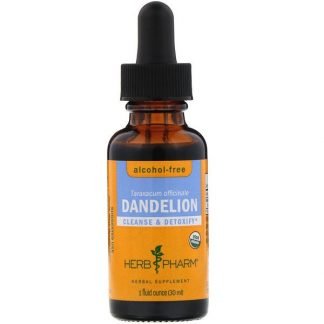 Herb Pharm, ダンデライオン、アルコールなし、1 fl oz (30 ml) (Discontinued Item)