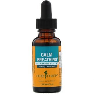 Herb Pharm, Calm Breathing, Respiratory System, 1 fl oz (30 ml)