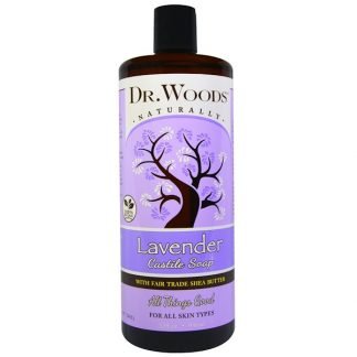 Dr. Woods, Dr. ウッズ, シアビジョン, 鎮静用ラベンダーカスティール石鹸, 32 fl oz (946 ml)