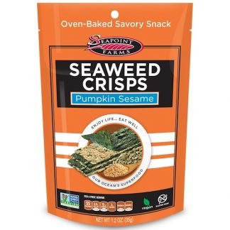 Seapoint Farms, 海藻ポテトチップス、カボチャごま、1.2 oz (35 g)