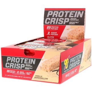 BSN, プロテインチップス、バニラマシュマロ、12本入り、各1.97 oz (56 g)