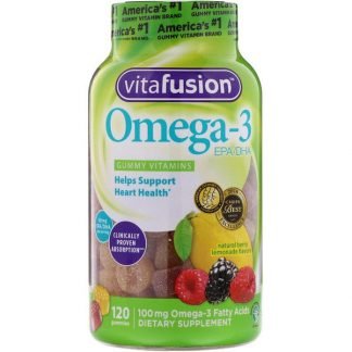 VitaFusion, オメガ3、EPA / DHA、120グミ