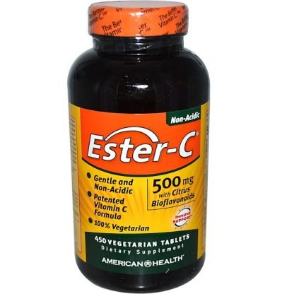 American Health, アメリカンヘルス, Ester-C, with Citrus Bioflavonoids, 500 mg, 450 Veggie Tabs