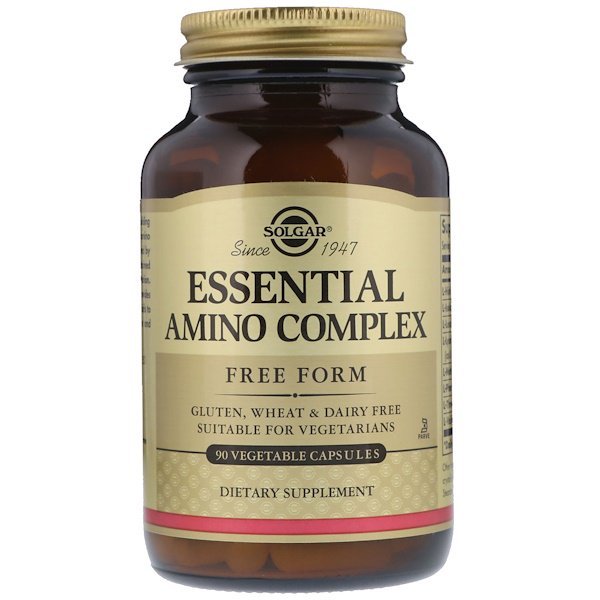 Solgar, Essential Amino Complex, 90 Vegetable Capsules