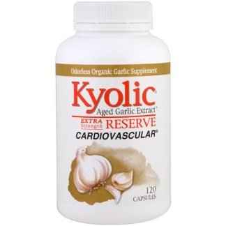 Kyolic, 熟成ニンニクエキス, エクストラストレングスリザーブ, 120カプセル