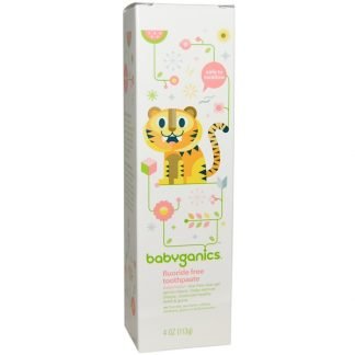 BabyGanics, フッ化物不使用歯磨き粉, すいか味, 4オンス (113 g) (Discontinued Item)