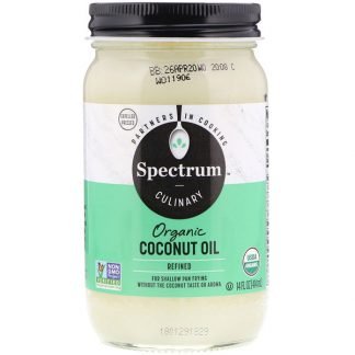 Spectrum Culinary, オーガニックココナッツオイル、精製、14 fl oz (414 ml)