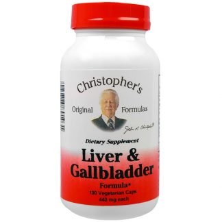 Christopher's Original Formulas, 肝臓 & 胆嚢フォーミュラ, 440 mg, 100 ベジカプセル