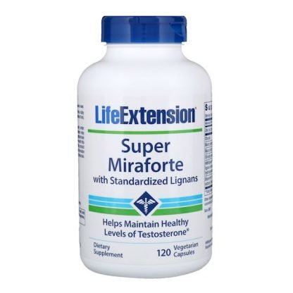 Life Extension, 標準化リグナン入りスーパーミラフォート、植物性カプセル120粒