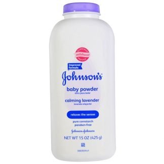 Johnson & Johnson, ベビーパウダー、鎮静効果のあるラベンダー、15オンス（425 g）