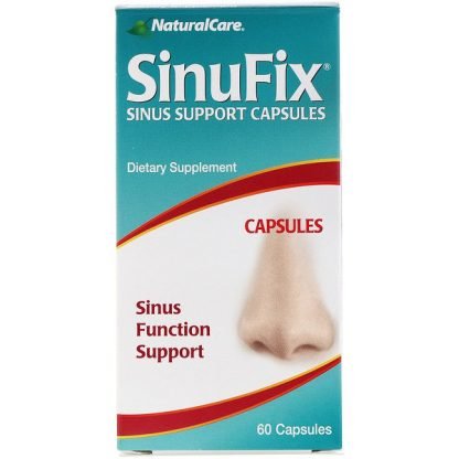 NaturalCare, SinuFix、副鼻腔の健康カプセル、60カプセル