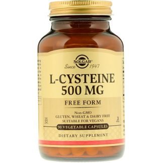 Solgar, L-システイン、 500mg、 90植物性カプセル