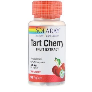 Solaray, タルトチェリーフルーツエキス、425 mg、90野菜カプセル