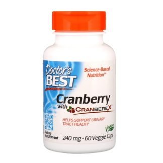 Doctor's Best, Cranberex配合クランベリー、240 mg、60ベジカプセル