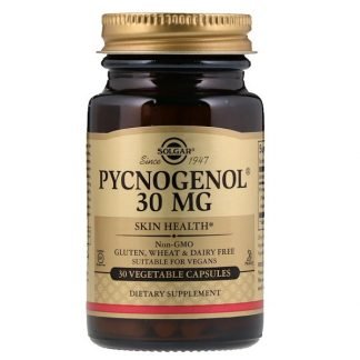 Solgar, ピクノジェノール、30 mg、30ベジカプセル