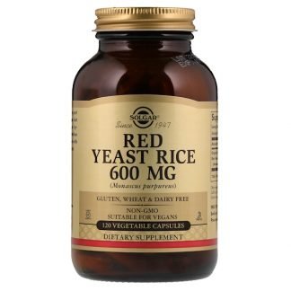 Solgar, 赤酵母米、600mg、植物性カプセル120個