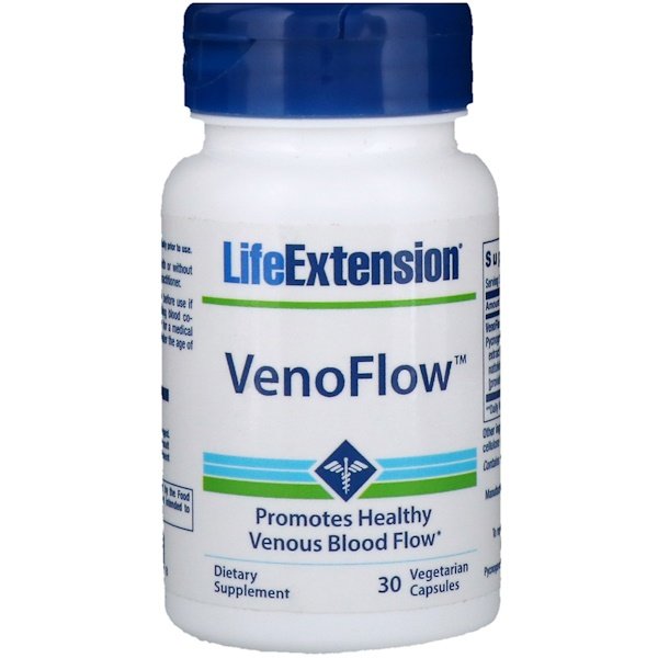 Life Extension, ヴィノフロー、ベジキャップ30錠