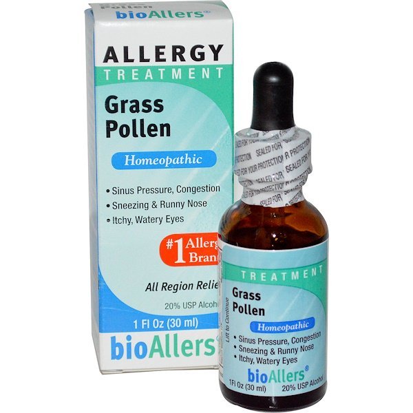 NatraBio, バイオアレーズ、 アレルギー治療、 草花粉、 1 fl oz (30 ml)