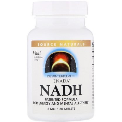 Source Naturals, ENADA NADH, 5 mg, 30 錠