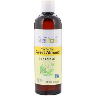 Aura Cacia, Skin Care Oil, Nurturing Sweet Almond, 16 fl oz (473 ml)