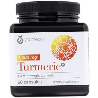 Youtheory, ウコン、超強力、1,000 mg、カプセル60粒