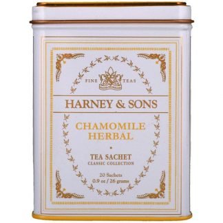 Harney & Sons, ファインティーズ、カモミールハーバル、ティーバッグ20袋、0.9 oz (26 g)