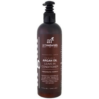 Artnaturals, オーガニックアルガンオイル・リーブインコンディショナー、 治療用フォーミュラ、12液量オンス (354.9 ml)