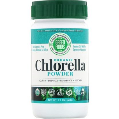 Green Foods , オーガニッククロレラ パウダー、 2.1 oz (60 g)