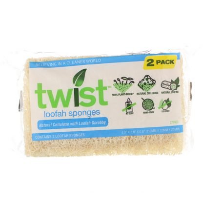 Twist, ヘチマ スポンジ #50, 2個パック