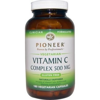 Pioneer Nutritional Formulas, ビタミン C 複合体, 500 mg, 植物性カプセル180粒