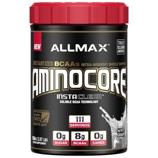 ALLMAX Nutrition, AMINOCORE, Instantized BCAAs Intra-Workout Muscle Support, White Grape, 2.57 lbs (1166 g)