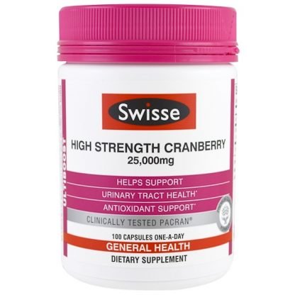 Swisse, アルティブースト、強力クランベリー、25,000 mg、100カプセル