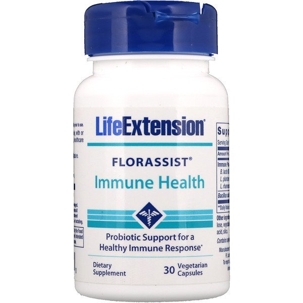 Life Extension, フローラアシスト、イミュ―ンヘルス、 30植物カプセル