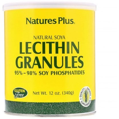 Nature's Plus, レシチン顆粒、 ナチュラル大豆、 12 oz (340 g)