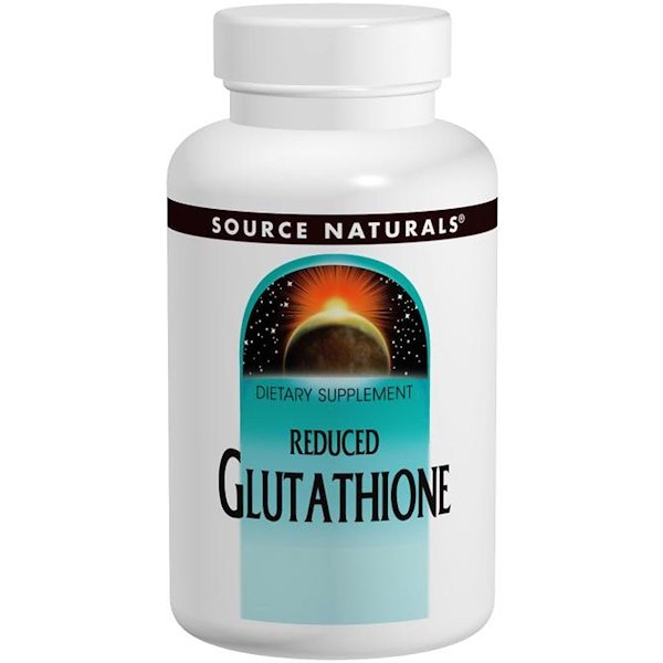 Source Naturals, 還元グルタチオン、 250 mg、 60タブレット