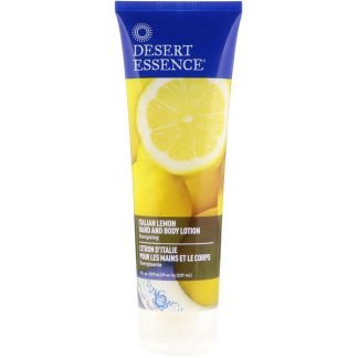 Desert Essence, ハンド & ボディローション, イタリアンレモン, 8 液量オンス (237 ml)