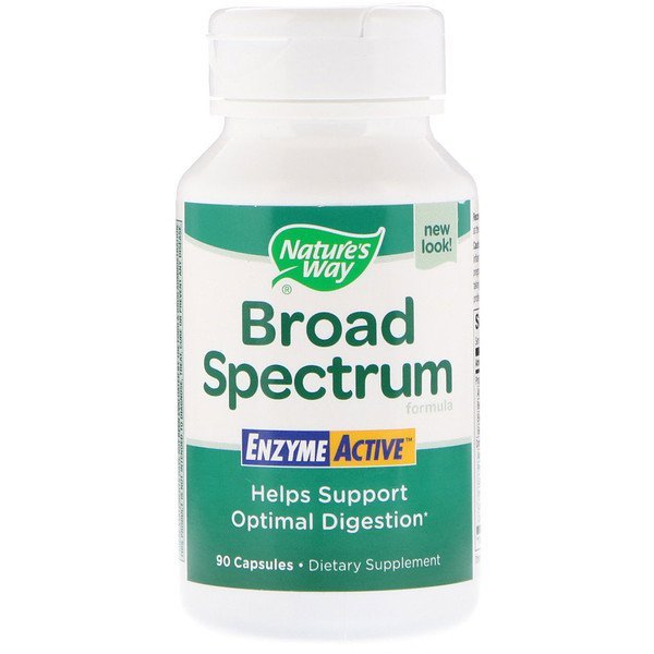 Nature's Way, Broad Spectrum Formula, Enzyme Active, 90 Capsules (Discontinued Item)