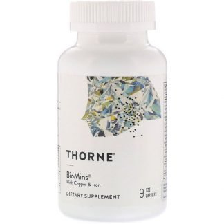 Thorne Research, 銅と鉄配合バイオミン、カプセル120粒