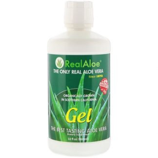 Real Aloe, アロエベラジェル, 32液量オンス（960 ml）