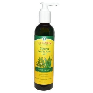 Organix South, TheraNeem, Neem Leaf & Aloe Gel, Fragrance Free, 8 fl oz (240 ml) (Discontinued Item)