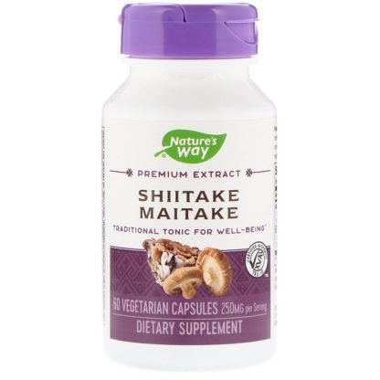 Nature's Way, Shiitake Maitake, 250 mg, 60 Vegetarian Capsules