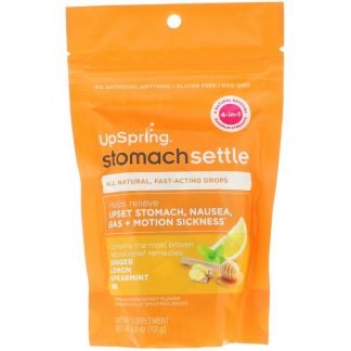 UpSpring, Stomach Settle, Lemon-Ginger Honey Flavor, 4.0 oz (112 g)