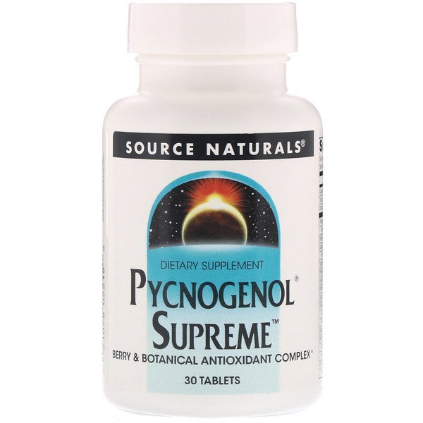 Source Naturals, ピクノジェノールスプリーム、30 錠