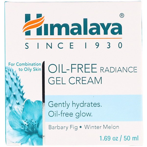 Himalaya, オイルフリー・ラディアンス・ジェルクリーム、冬メロン、1.69 oz (50 ml)