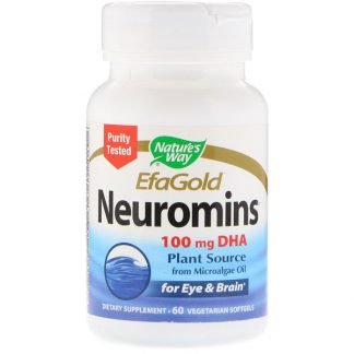 Nature's Way, EFAGold, ニューロミンズ, 60粒（ベジタリアンソフトゼリー）
