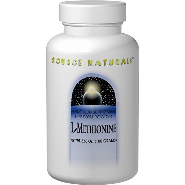 Source Naturals, L-メチオニン、 3.53 oz (100 g)