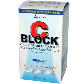 Absolute Nutrition, C Block™（C ブロック）、炭水化物 / でんぷんブロッカー、90カプレット
