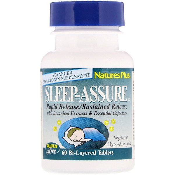 Nature's Plus, スリープアシュア®(Sleep Asure), 60 二重層錠剤