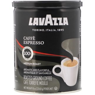 LavAzza Premium Coffees, コーヒーの粉、ミディアムロースト、コーヒーエスプレッソ、8 oz (226.8 g)